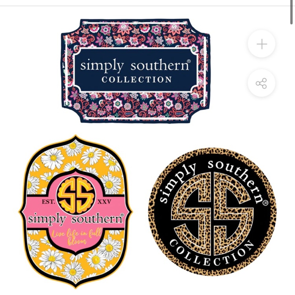 SIMPLY SOUTHERN STICKERS PACK. NWT